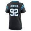Cam Jackson Carolina Panthers Nike Women's Team Game Jersey - Black - Detail View