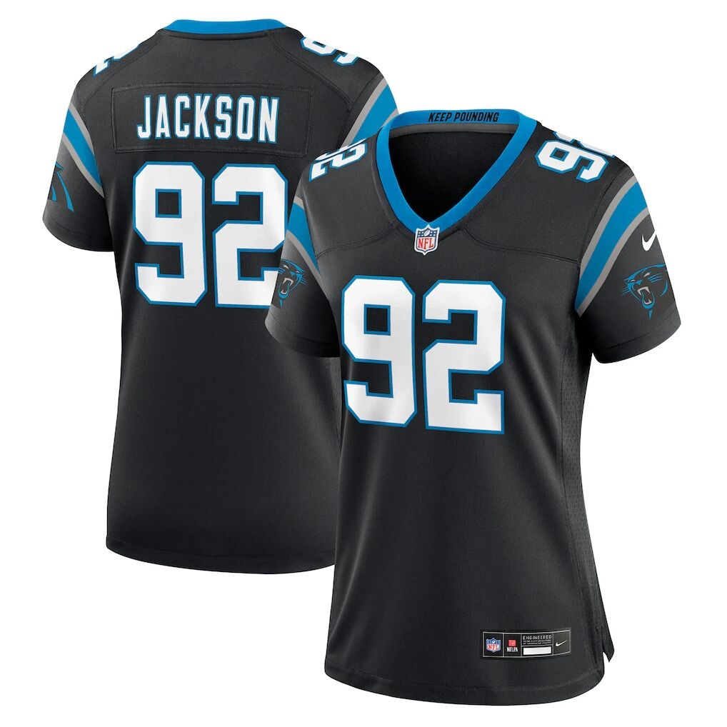 Cam Jackson Carolina Panthers Nike Women's Team Game Jersey