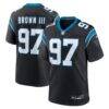 Bobby Brown III Carolina Panthers Nike Team Game Jersey - Black - Front View