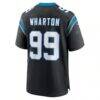Tershawn Wharton Carolina Panthers Nike Team Game Jersey - Black - Detail View