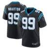 Tershawn Wharton Carolina Panthers Nike Team Game Jersey - Black - Front View