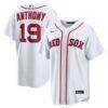 Roman Anthony Boston Red Sox Nike Home Replica Jersey - White - Front View