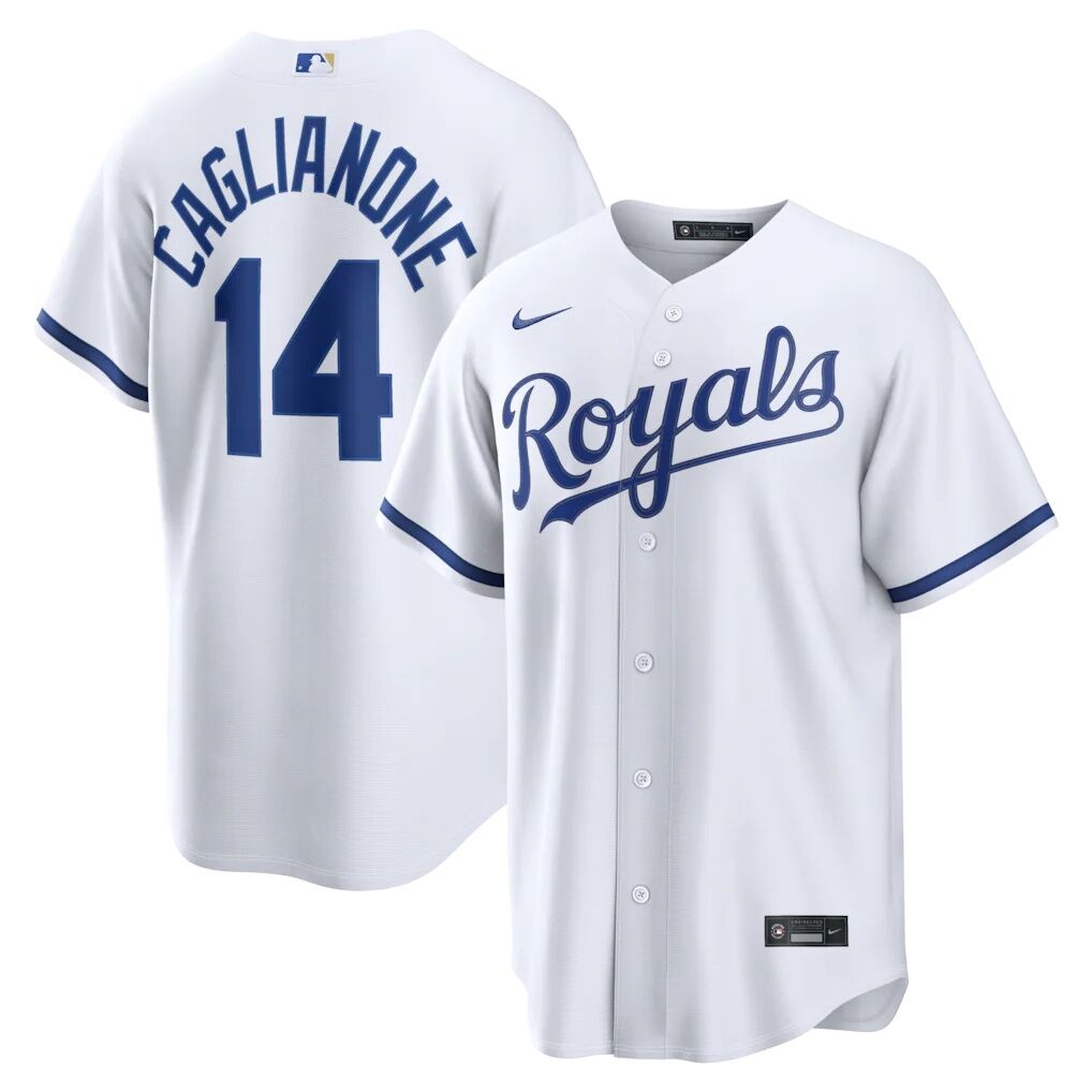 Jac Caglianone Kansas City Royals Nike Home Replica Jersey