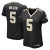 Kendre Miller New Orleans Saints Nike Women's Team Game Jersey - Black - Front View
