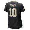 Brandin Cooks New Orleans Saints Nike Women's Team Game Jersey - Black - Detail View