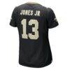 Velus Jones Jr. New Orleans Saints Nike Women's Team Game Jersey - Black - Detail View