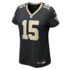 Mason Tipton New Orleans Saints Nike Women's Team Game Jersey - Black - Side View