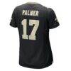 Trey Palmer New Orleans Saints Nike Women's Team Game Jersey - Black - Detail View