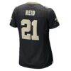 Justin Reid New Orleans Saints Nike Women's Team Game Jersey - Black - Detail View