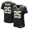 Rejzohn Wright New Orleans Saints Nike Women's Team Game Jersey - Black - Front View