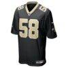 Chris Rumph II New Orleans Saints Nike Team Game Jersey - Black - Side View