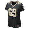 Barry Wesley New Orleans Saints Nike Women's Team Game Jersey - Black - Side View