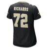 Asim Richards New Orleans Saints Nike Women's Team Game Jersey - Black - Detail View