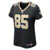 Mason Pline New Orleans Saints Nike Women's Team Game Jersey - Black - Side View
