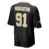 Vernon Broughton New Orleans Saints Nike Team Game Jersey - Black - Detail View