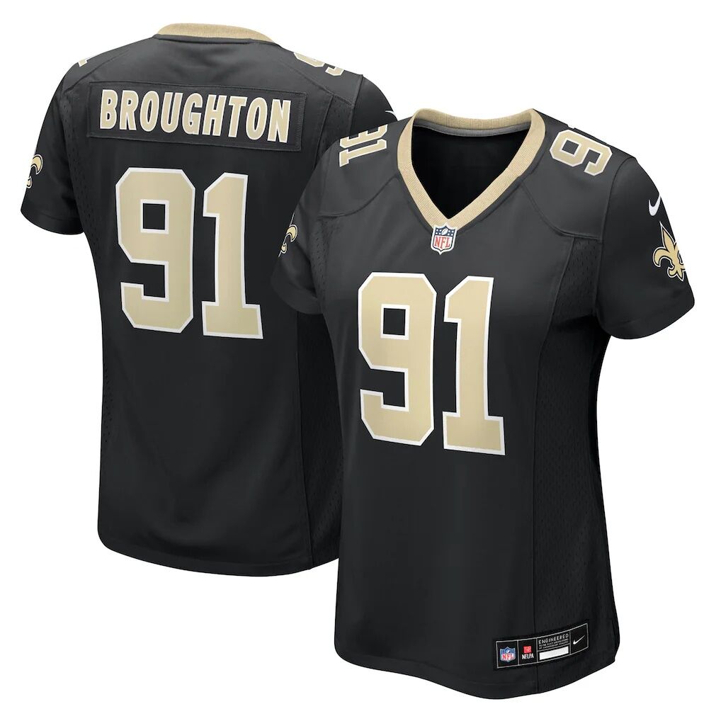 Vernon Broughton New Orleans Saints Nike Women's Team Game Jersey