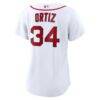 David Ortiz Boston Red Sox Nike Women's Home Replica Player Jersey - White - Detail View