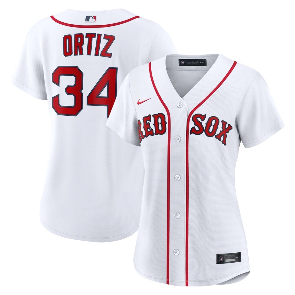 David Ortiz Boston Red Sox Nike Women's Home Replica Player Jersey