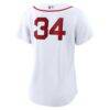 David Ortiz Boston Red Sox Nike Women's Home Replica Player Jersey - White - Detail View