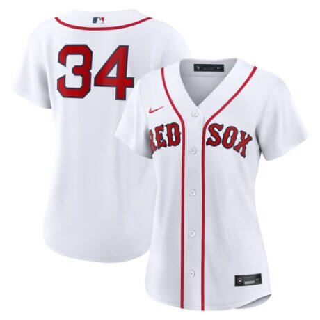 David Ortiz Boston Red Sox Nike Women's Home Replica Player Jersey - White - Front View