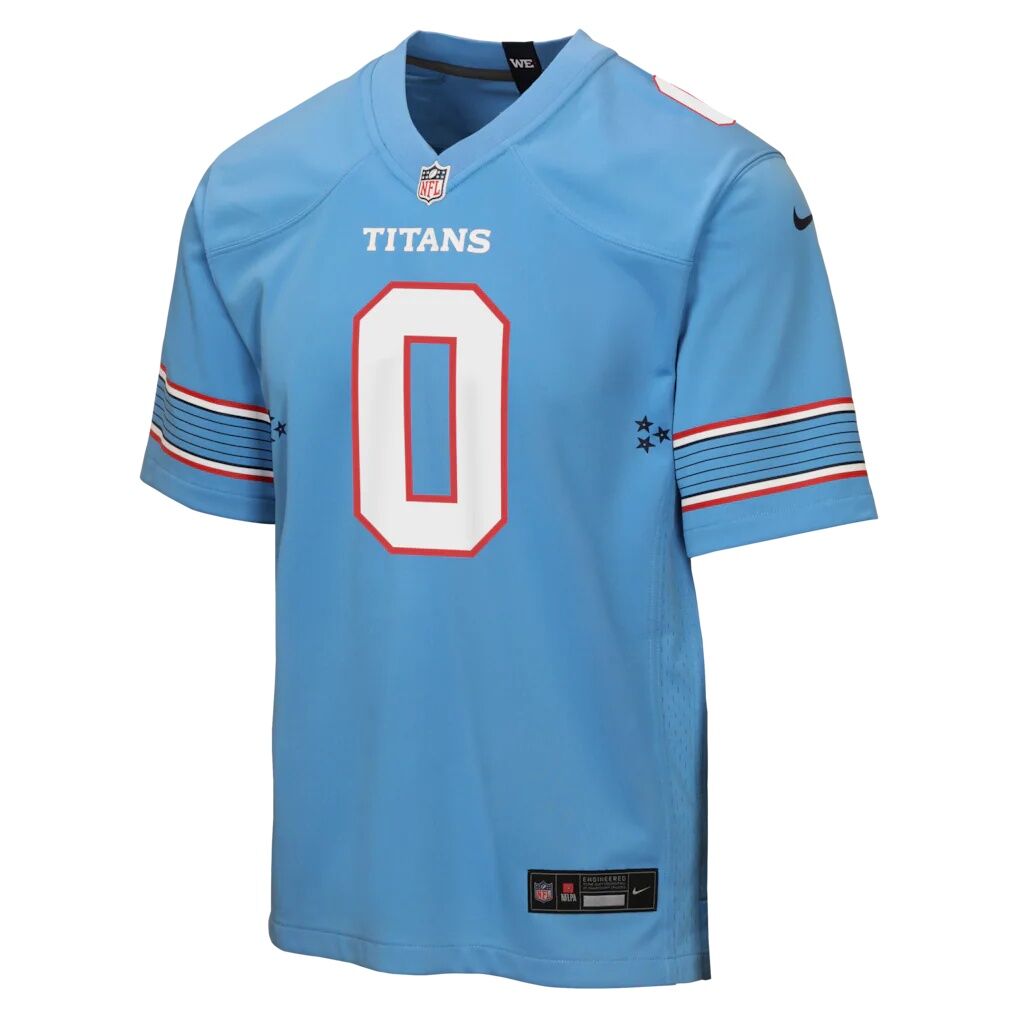 Calvin Ridley Tennessee Titans Nike Youth Game Jersey - Light Blue
