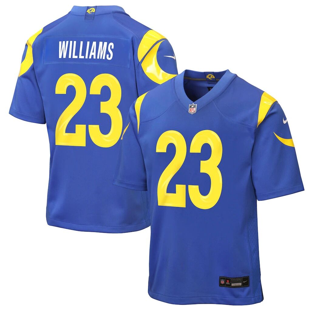 Kyren Williams Los Angeles Rams Nike Youth Game Jersey - Royal