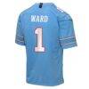 Cameron Ward Tennessee Titans Nike Youth Game Jersey - Light Blue - Detail View