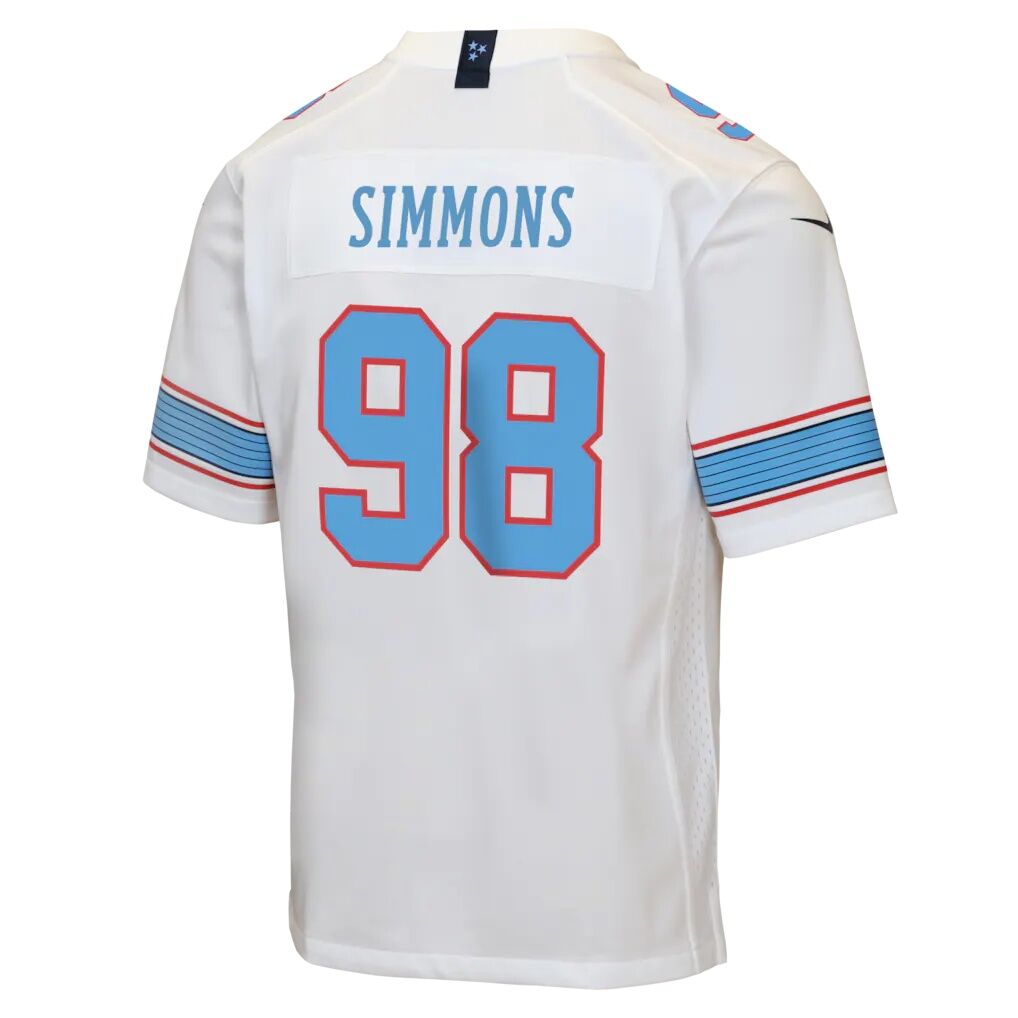Jeffery Simmons Tennessee Titans Nike Youth Game Jersey
