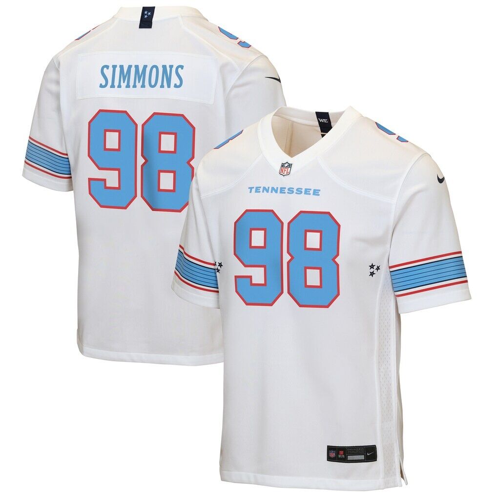 Jeffery Simmons Tennessee Titans Nike Youth Game Jersey