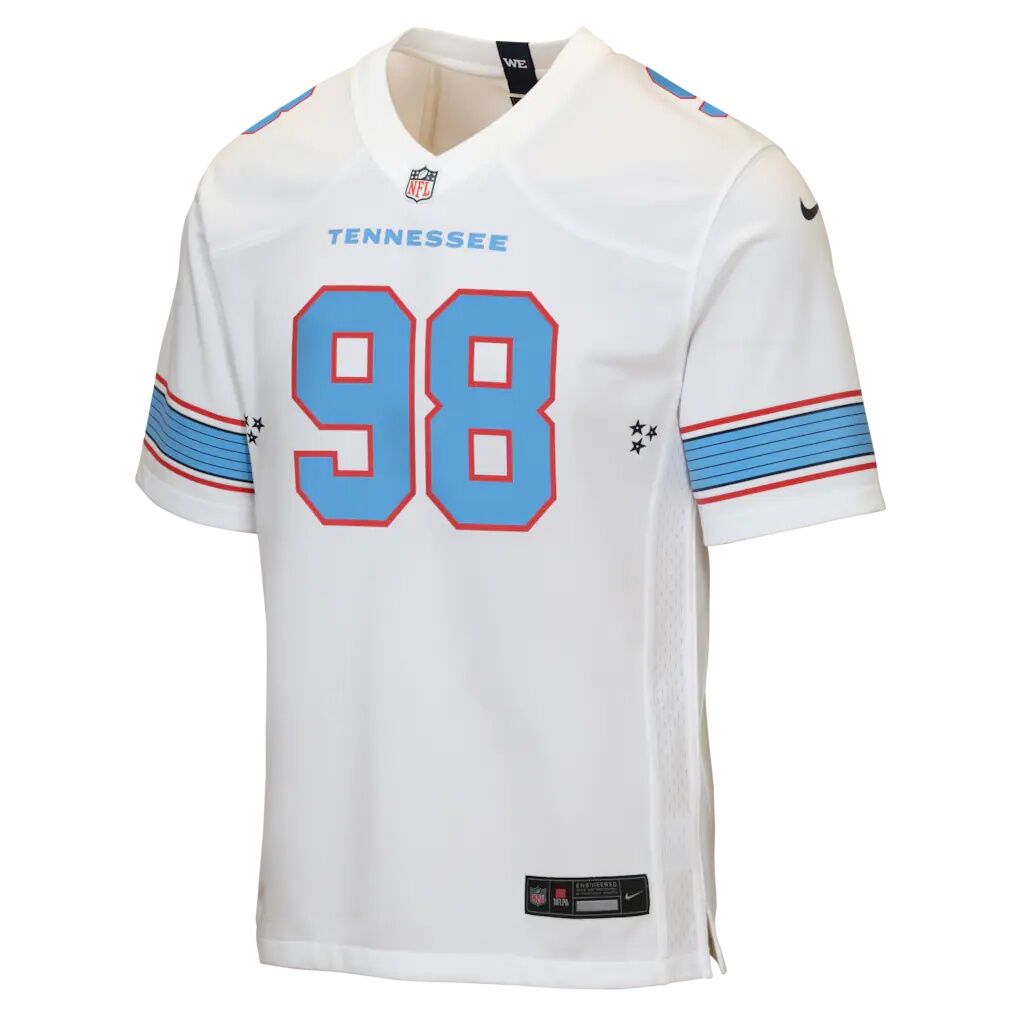 Jeffery Simmons Tennessee Titans Nike Youth Game Jersey