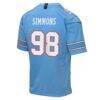 Jeffery Simmons Tennessee Titans Nike Youth Game Jersey - - Detail View