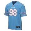 Jeffery Simmons Tennessee Titans Nike Youth Game Jersey - - Side View