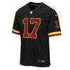 Terry McLaurin Washington Commanders Nike Youth Hail Raiser Alternate Game Jersey - Black - Side View
