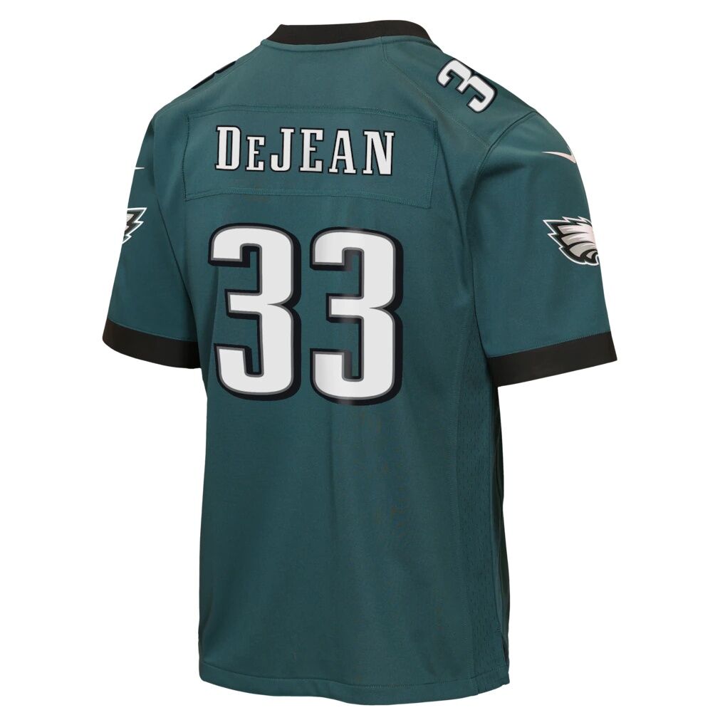 Cooper DeJean Philadelphia Eagles Nike Youth Team Game Jersey - Midnight Green