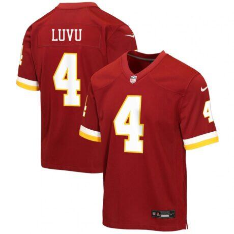 Frankie Luvu Washington Commanders Nike Youth Game Jersey - - Front View