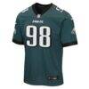 Jalen Carter Philadelphia Eagles Nike Youth Team Game Jersey - - Side View