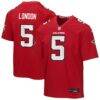 Drake London Atlanta Falcons Nike Youth Game Jersey - Red - Front View