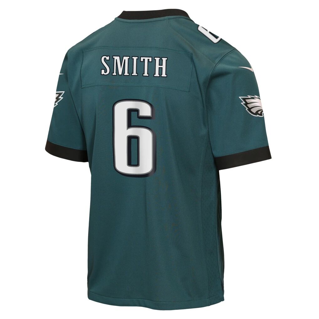 DeVonta Smith Philadelphia Eagles Nike Youth Team Game Jersey - Midnight Green