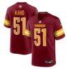Ale Kaho Washington Commanders Nike Team Game Jersey - - Front View