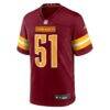 Ale Kaho Washington Commanders Nike Team Game Jersey - - Side View
