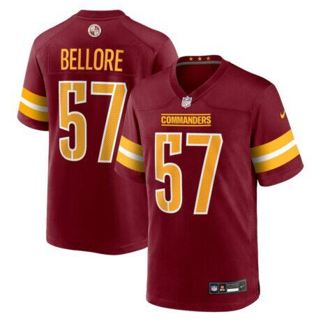 Nick Bellore Washington Commanders Nike Team Game Jersey - - Front View