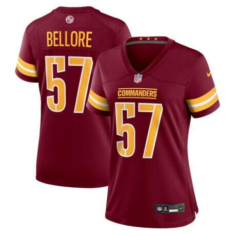 Nick Bellore Washington Commanders Nike Women's Team Game Jersey - - Front View