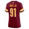 Deatrich Wise Jr. Washington Commanders Nike Women's Team Game Jersey - - Detail View