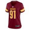 Deatrich Wise Jr. Washington Commanders Nike Women's Team Game Jersey - - Side View