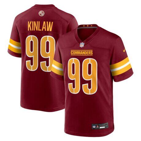 Javon Kinlaw Washington Commanders Nike Team Game Jersey - - Front View
