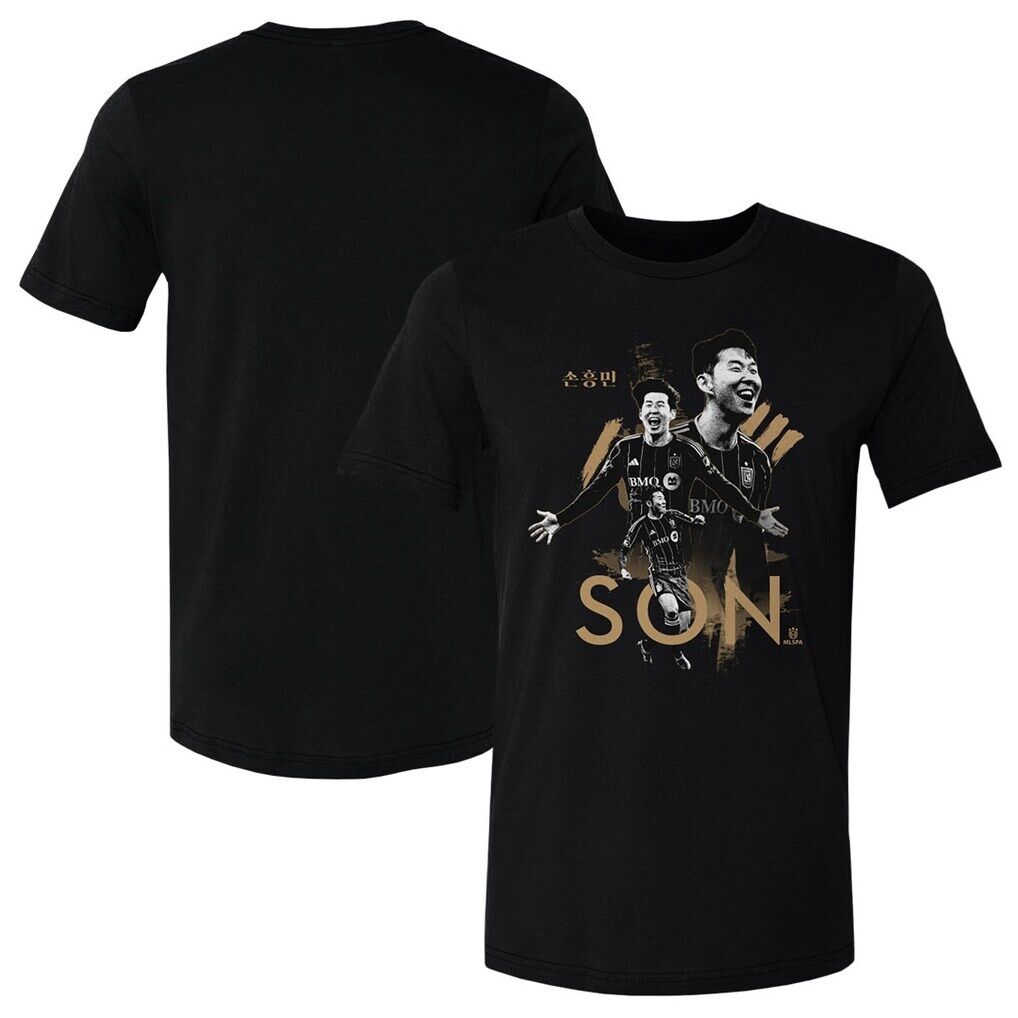 Son Heung-Min LAFC 500 Level Player Trio Graphic T-Shirt