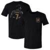 Son Heung-Min LAFC 500 Level Bitmap Graphic T-Shirt - Black - Front View