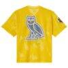 Golden State Warriors OVO x NBA Mesh Football Fashion Jersey - Gold - Side View