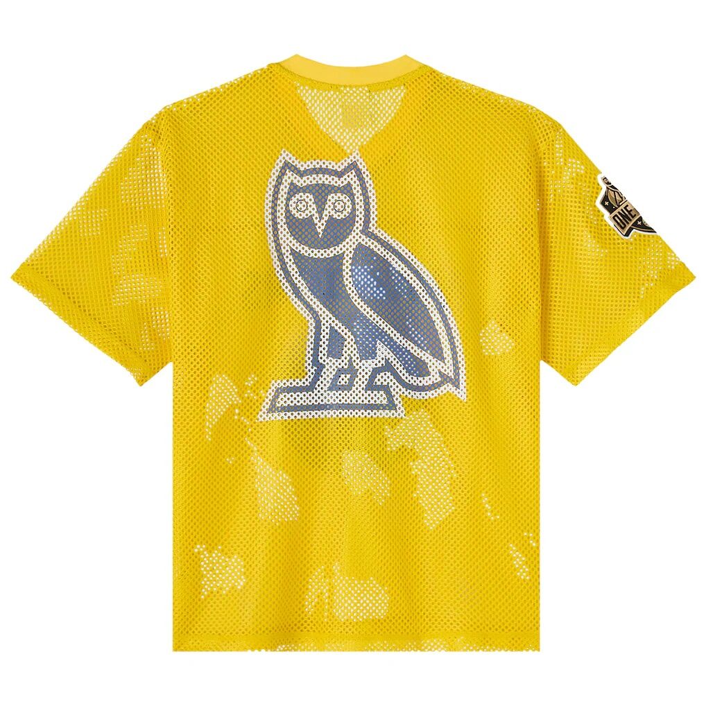 Golden State Warriors OVO x NBA Mesh Football Fashion Jersey
