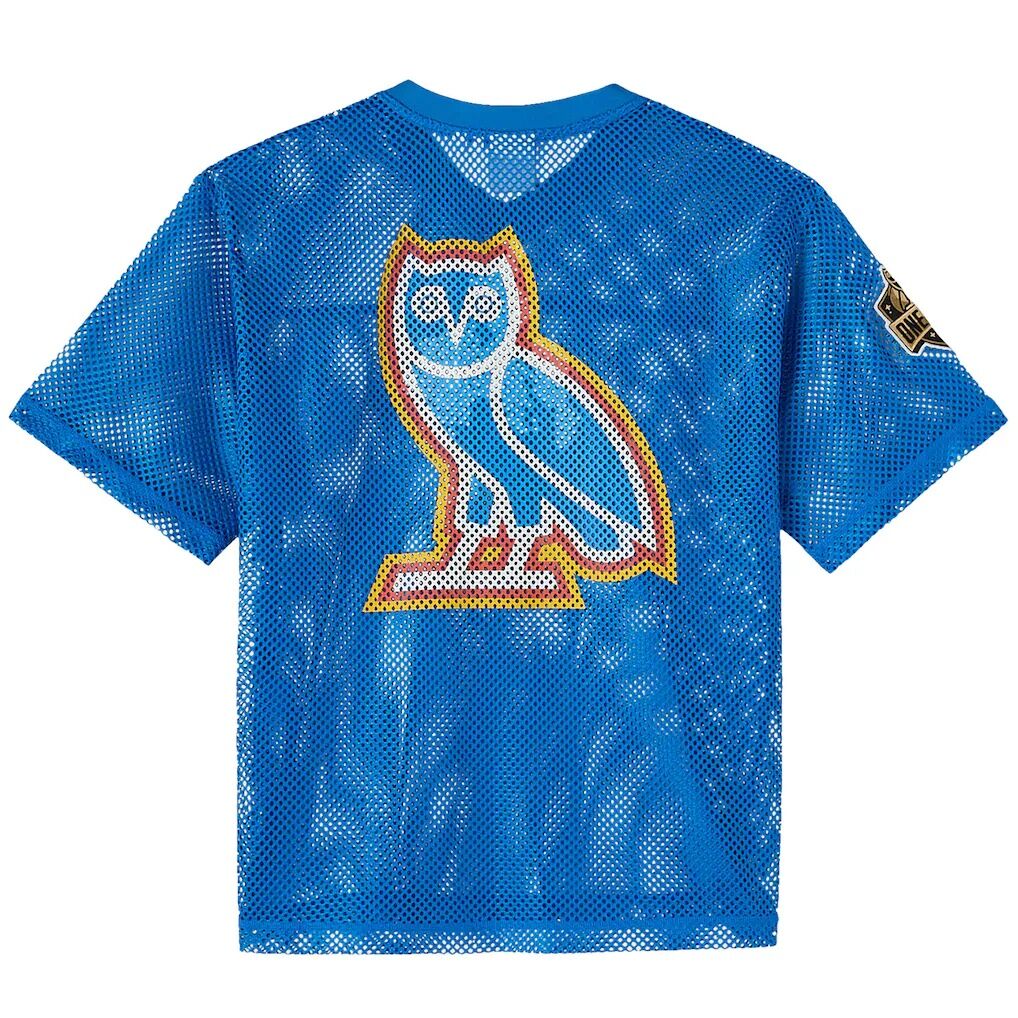 Oklahoma City Thunder OVO x NBA Mesh Football Fashion Jersey